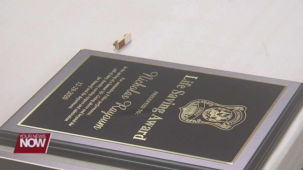 Two Cridersville Police Officers honored with awards for efforts